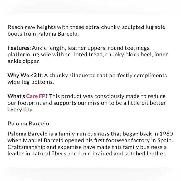 Free People Paloma Barcelo Platform Boots - Picture 2 of 5